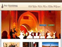 Tablet Screenshot of morocco-fezfestival.com